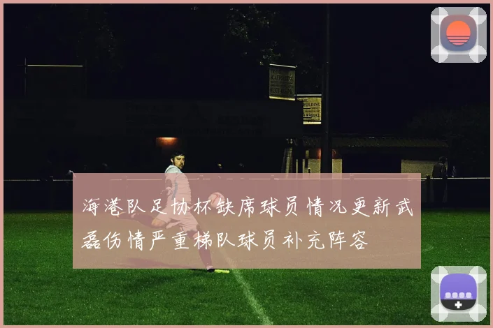 海港队足协杯缺席球员情况更新武磊伤情严重梯队球员补充阵容